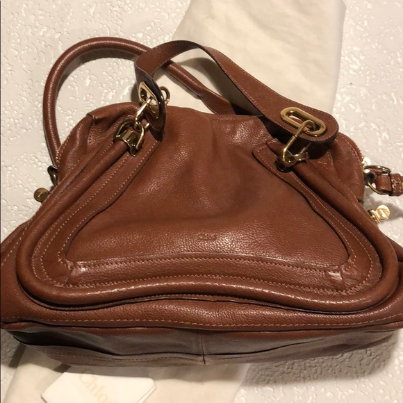 Chloe Paraty Medium Authentic Brown Leather Bag - Picture 5 of 16